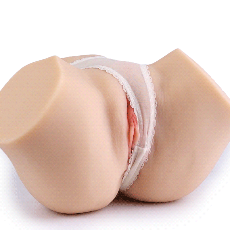 Kayla - 7.7 lbs Realistic Butt Tempting Curvy TPE Hip with Dual Openings, Supine Position & Skin-Like Soft Touch