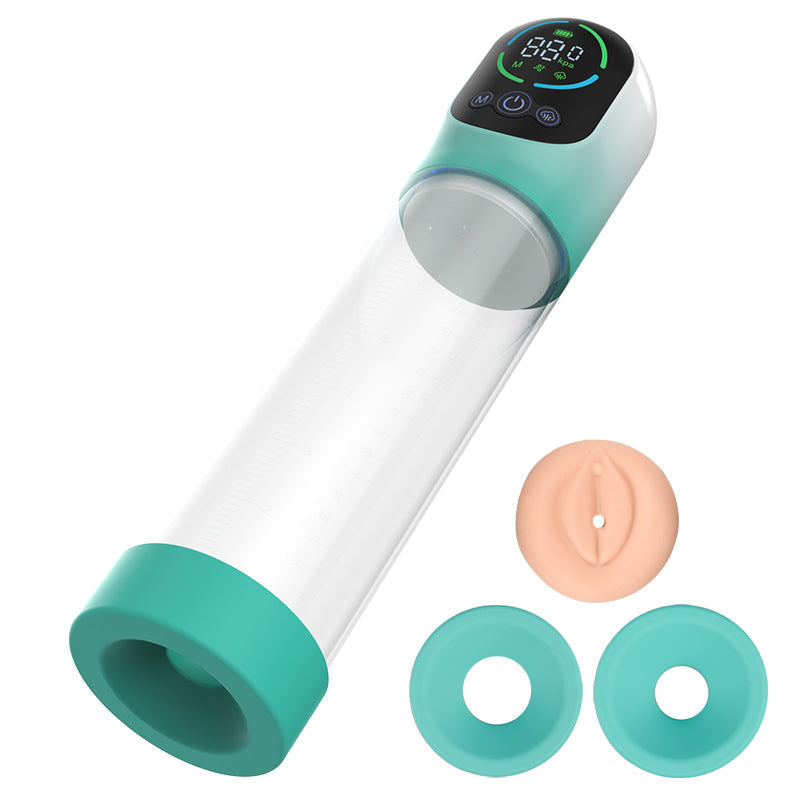 GigaGrow- 5 Suction & Manual Air Pressure 2 IN 1 for ED Treatment Penis Pump