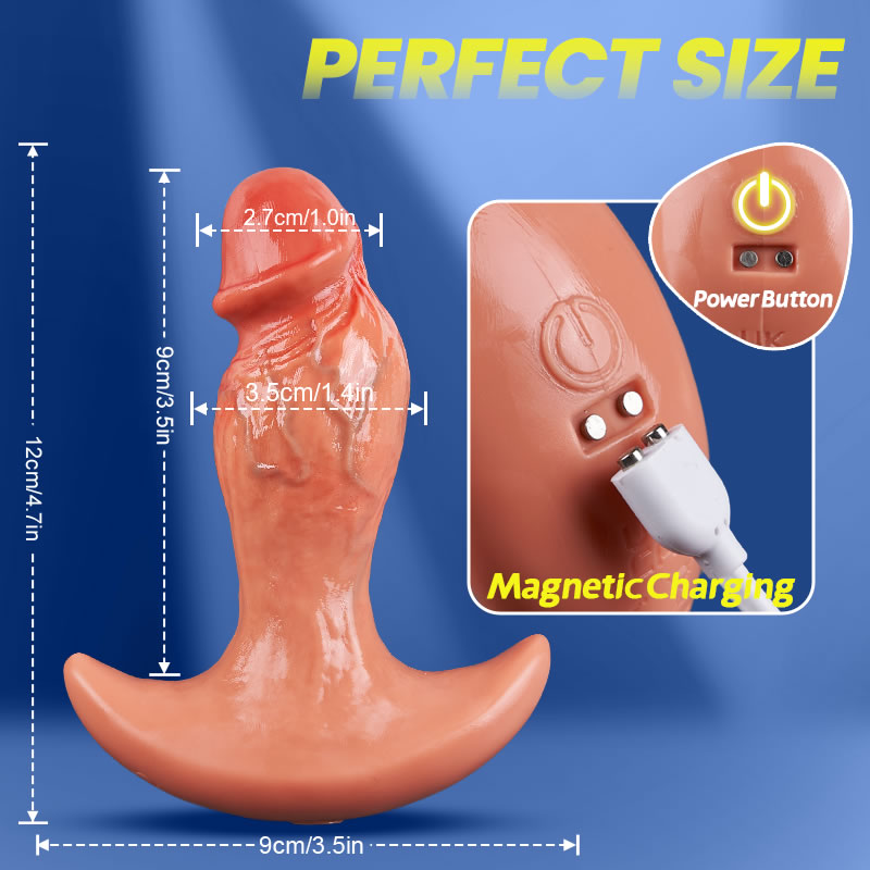 Levi - APP & Remote Control 360° Rotating Vibrating Butt Plug Anal Dildo for Men Women