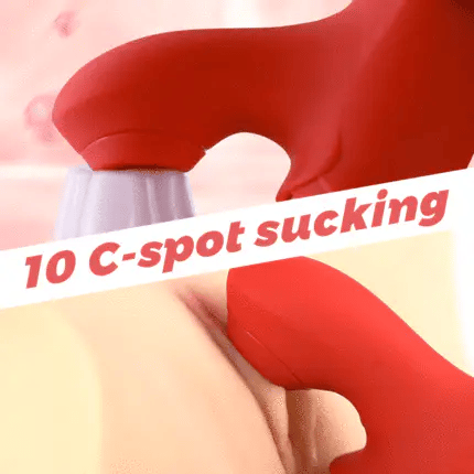 Licker - Flapping & Sucking Tongue Vibrator with 10 Vibration Modes