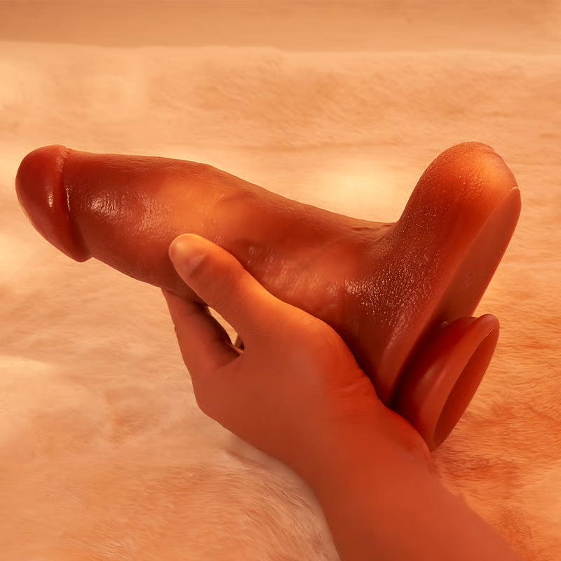 Realistic Huge Thick Dildo 7 Thrusting 10 Vibrating Heating Remote Control Dildo 9.84 Inch Suction Cup Dildo