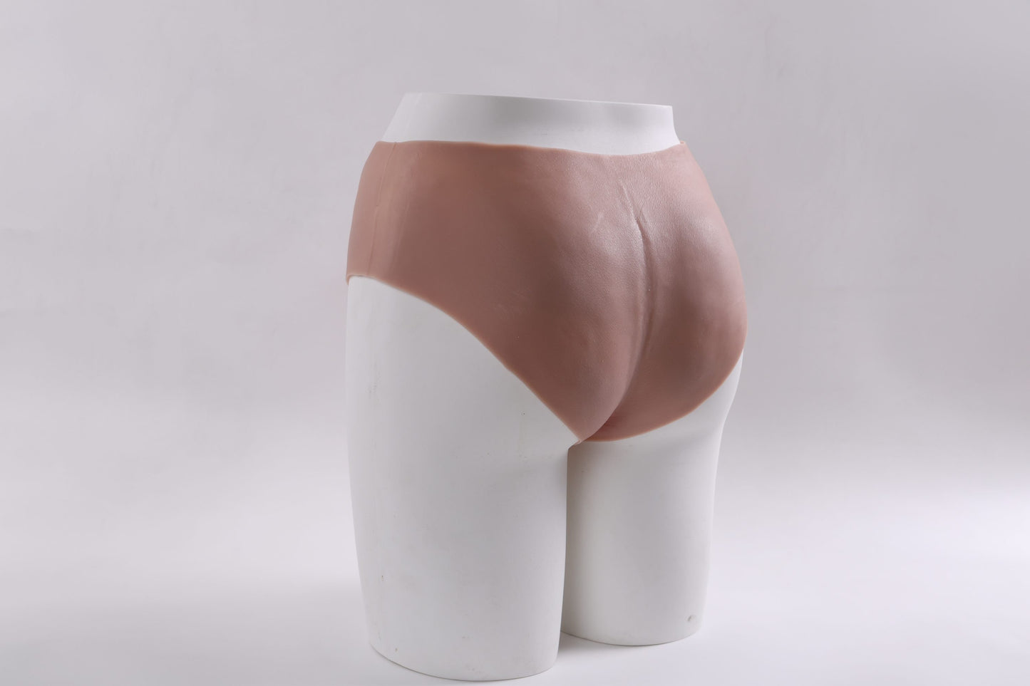BaronA-Realistic Strap On Dildo, 2 in 1 with Asshole Opening & Insertable 6.5" Solid Dick(flesh)