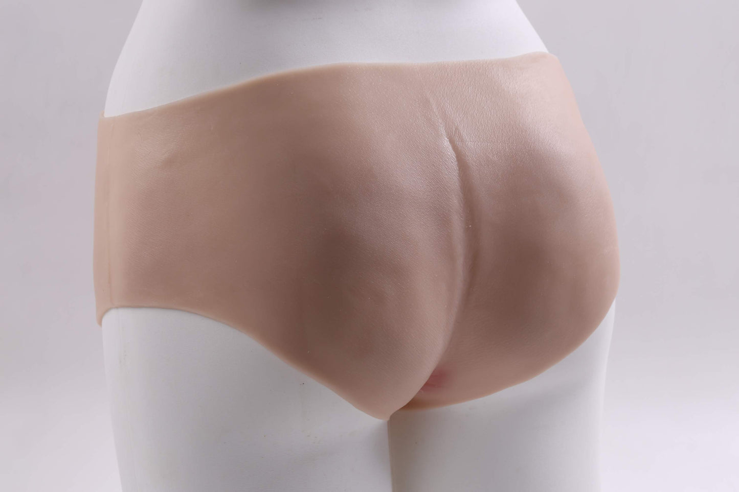 BaronA-Realistic Strap On Dildo, 2 in 1 with Asshole Opening & Insertable 6.5" Solid Dick(Ivory)
