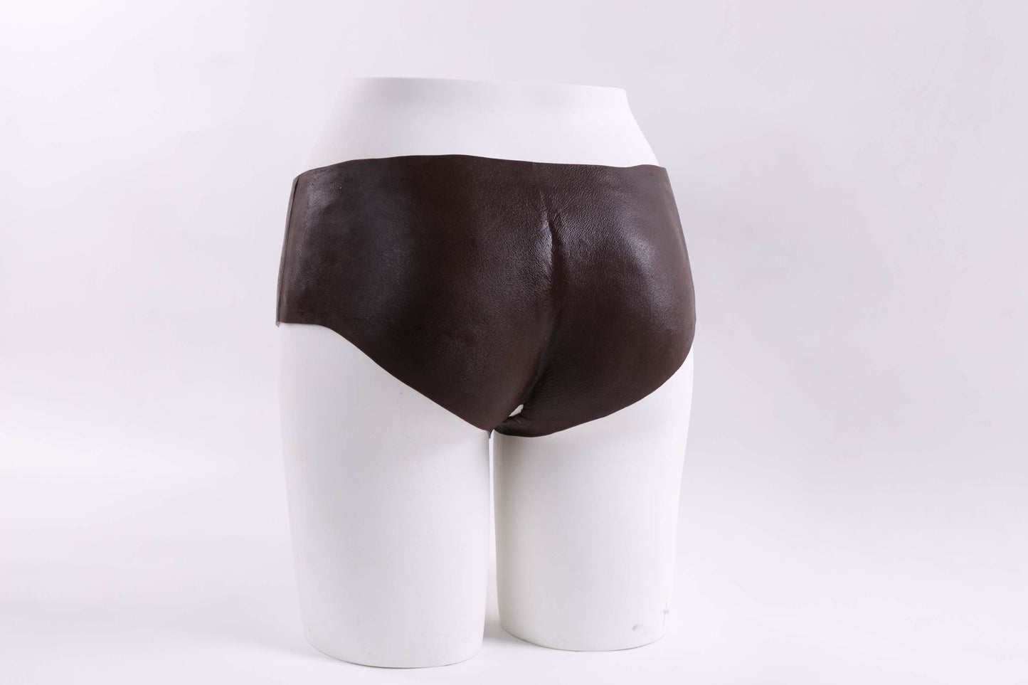 BaronA-Realistic Strap On Dildo, 2 in 1 with Asshole Opening & Insertable 6.5" Solid Dick(Coffee)
