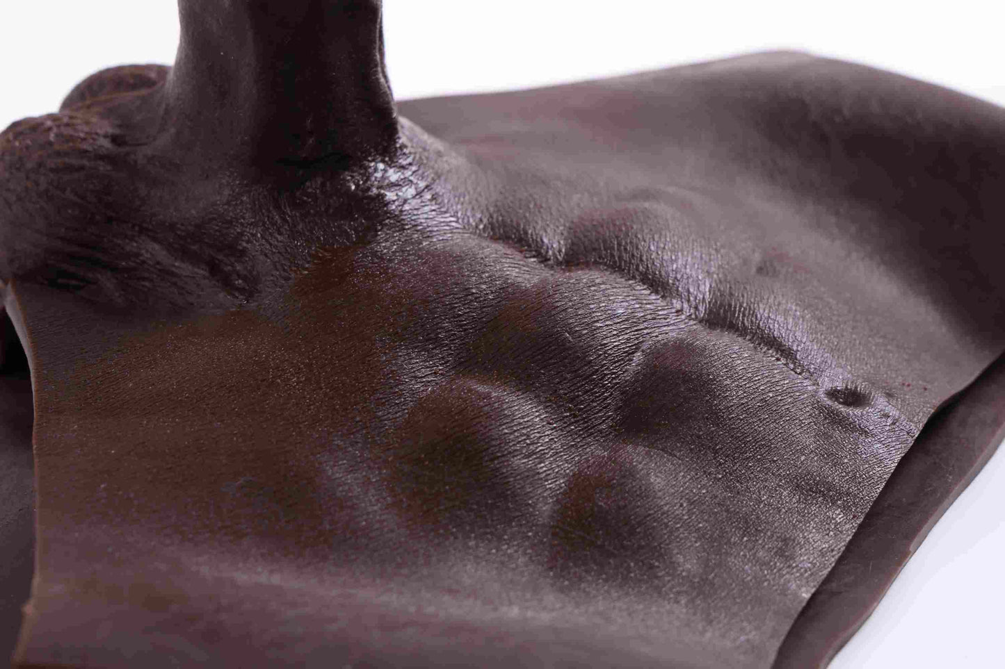 BaronA-Realistic Strap On Dildo, 2 in 1 with Asshole Opening & Insertable 6.5" Solid Dick(Coffee)