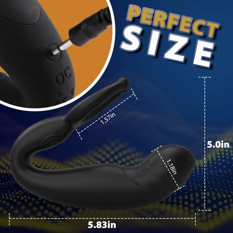Rainstorm - Bead Massage Multifunctional 9 Vibrating Prostate Anal Plug Solo Male Prostate Massager