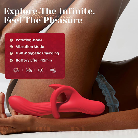 G spot Vibrator Upgraded with AI Sex Toy with 9 Rotating Vibrator & 9 Vibration Modes