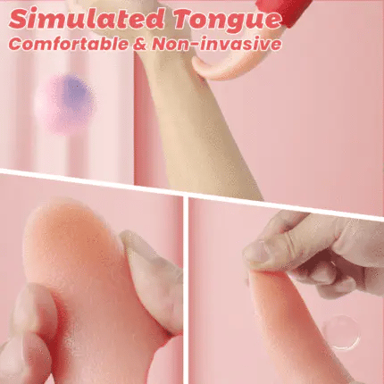 Licker - Flapping & Sucking Tongue Vibrator with 10 Vibration Modes