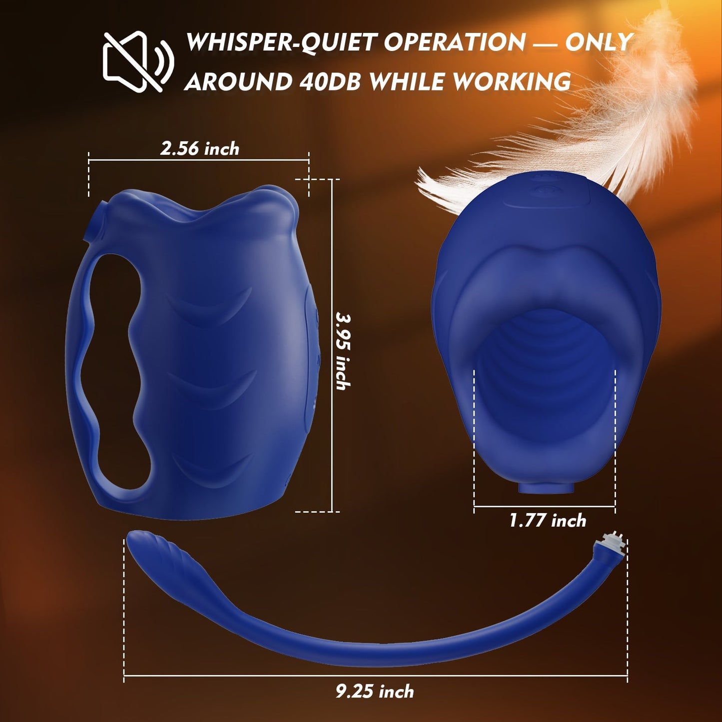 3 in 1 Penis Vibrator Male Masturbator with Detachable Butt Plug and Cock Ring