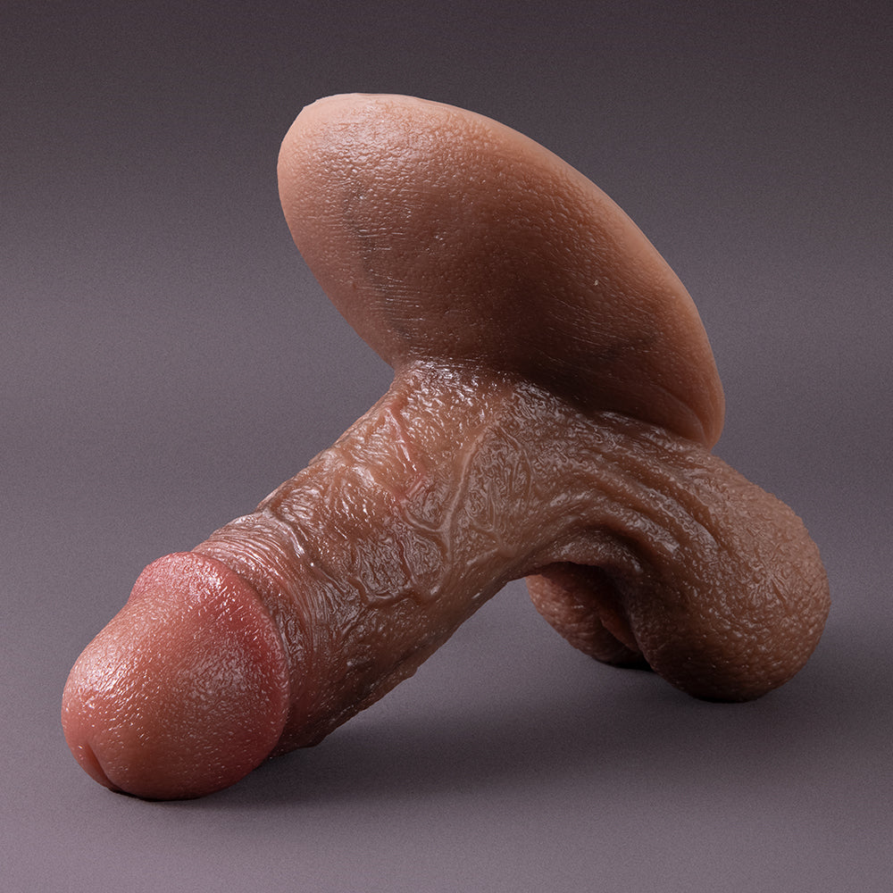 Zeus-Squirtlove Realistic Big Dildo Sex Toy, Thick Huge Dildo with Strong Suction Cup, Skin-Like Giant Silicone Dildo for Anal Clit G-Spot Stimulation, Hands-Free Play Adult Toy for Women Couples Men