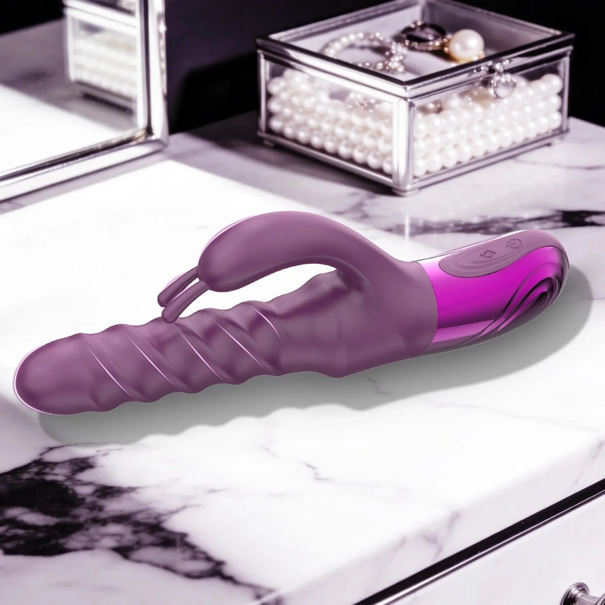 Amazing Vortina (US ONLY) - G Spot Rabbit Vibrator with 360° Swirl & Up-Down Thrust | 5 Tornado Swirling Modes