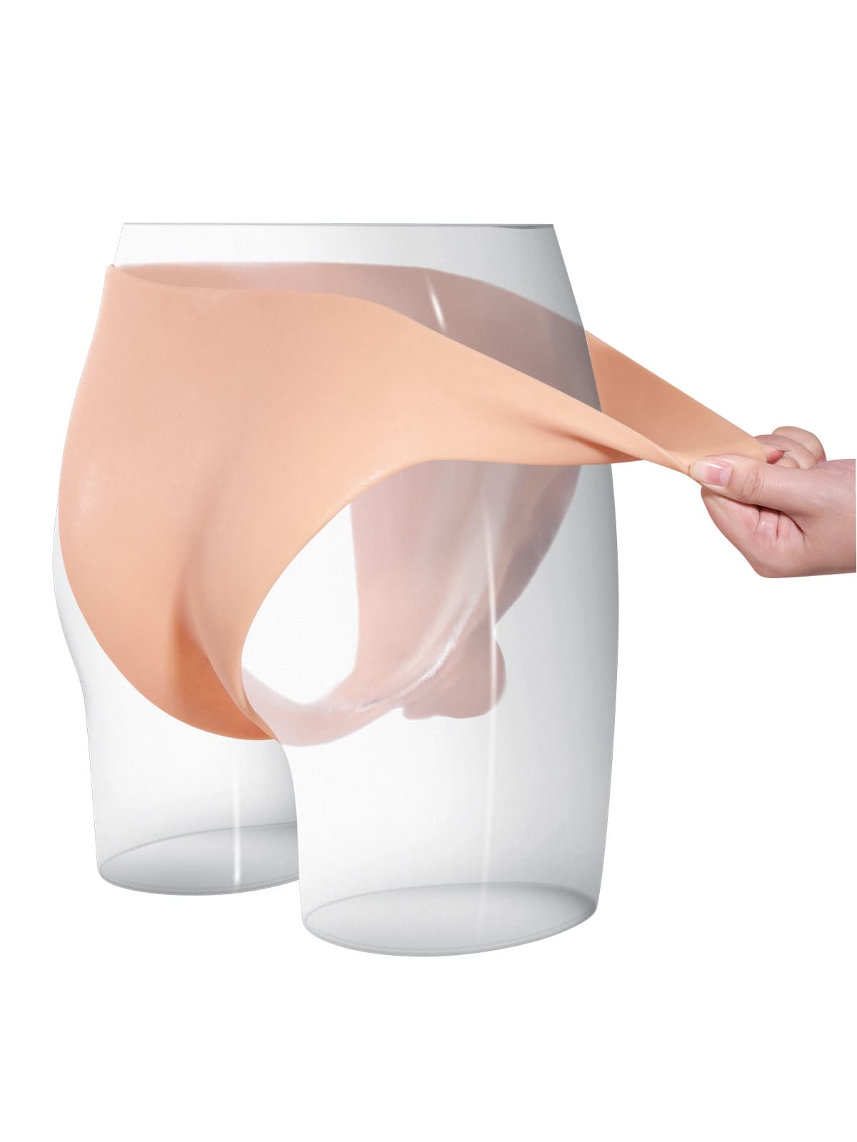 Oscar | 6.8" x 1.7" Wearable Solid Shaft Soft Balls Silicone Strap-On Dildo For Lesbian Couples