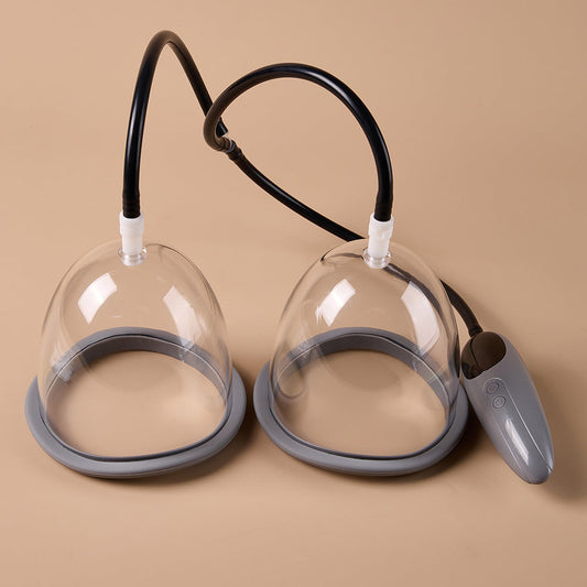VacuPump Dual-Cup Vacuum Breast Massager
