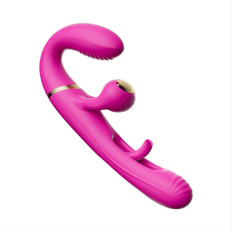 4-Motor Double Ended Dildo with 10 Vibration & Slapping Modes