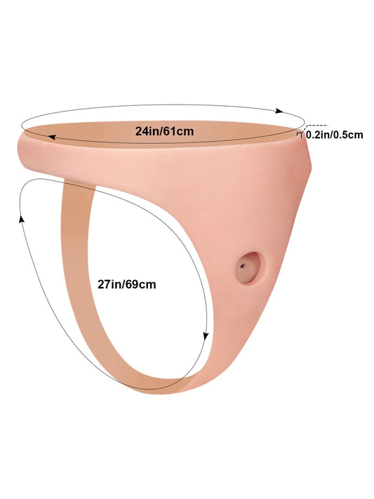 Thalyn | Lifelike Silicone Strap-On without Dildo