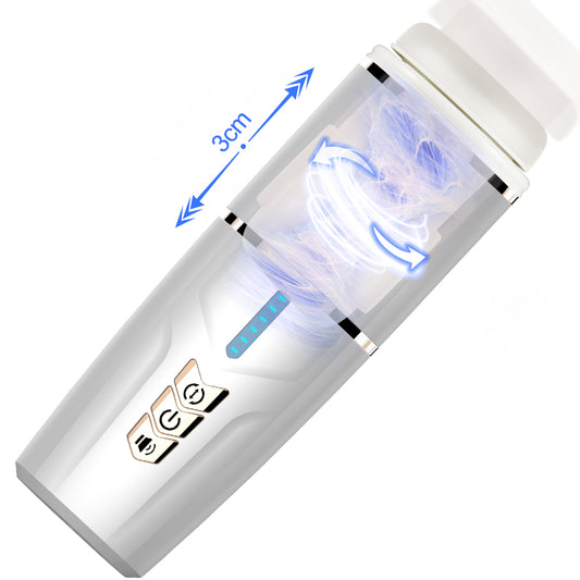 Jimei - Rechargetable Male Masturbator Stroker, Thrusting Rotating & Vibrating