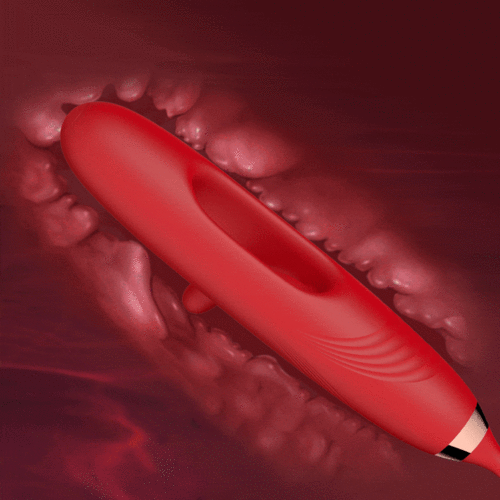 Rosalie Suction Rose Clit Stimulator with Tapping G-Spot Vibrator