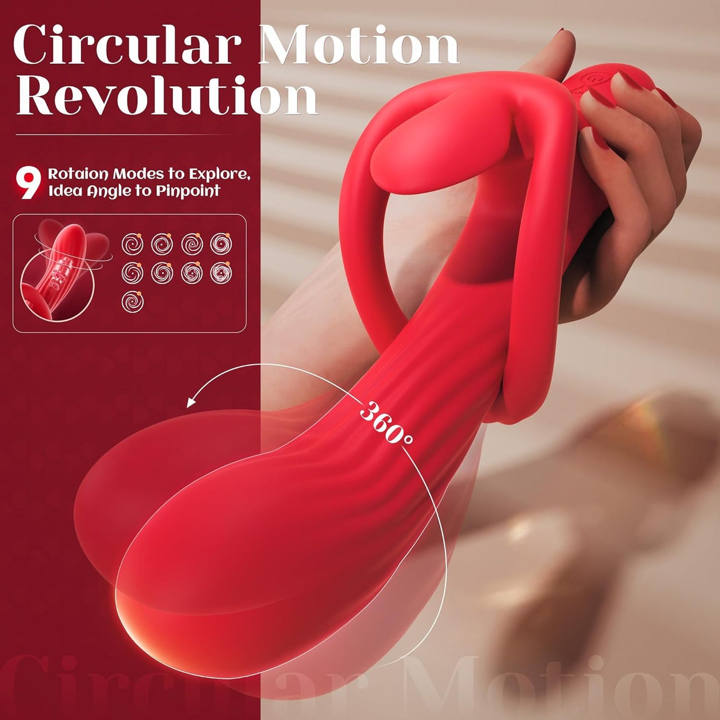 G spot Vibrator Upgraded with AI Sex Toy with 9 Rotating Vibrator & 9 Vibration Modes