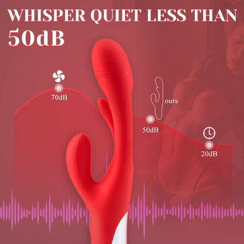 Ripple - 3 in 1 G-spot 7 Tongue-like Hollow Tapping Rabbit Vibrator