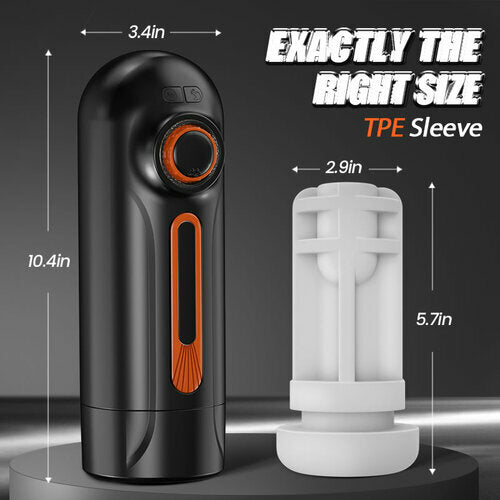 Alien - 6 IN 1 10 Vibrating & Thrusting with 4 Sucking Automatic Knob Adjusting Male Masturbator