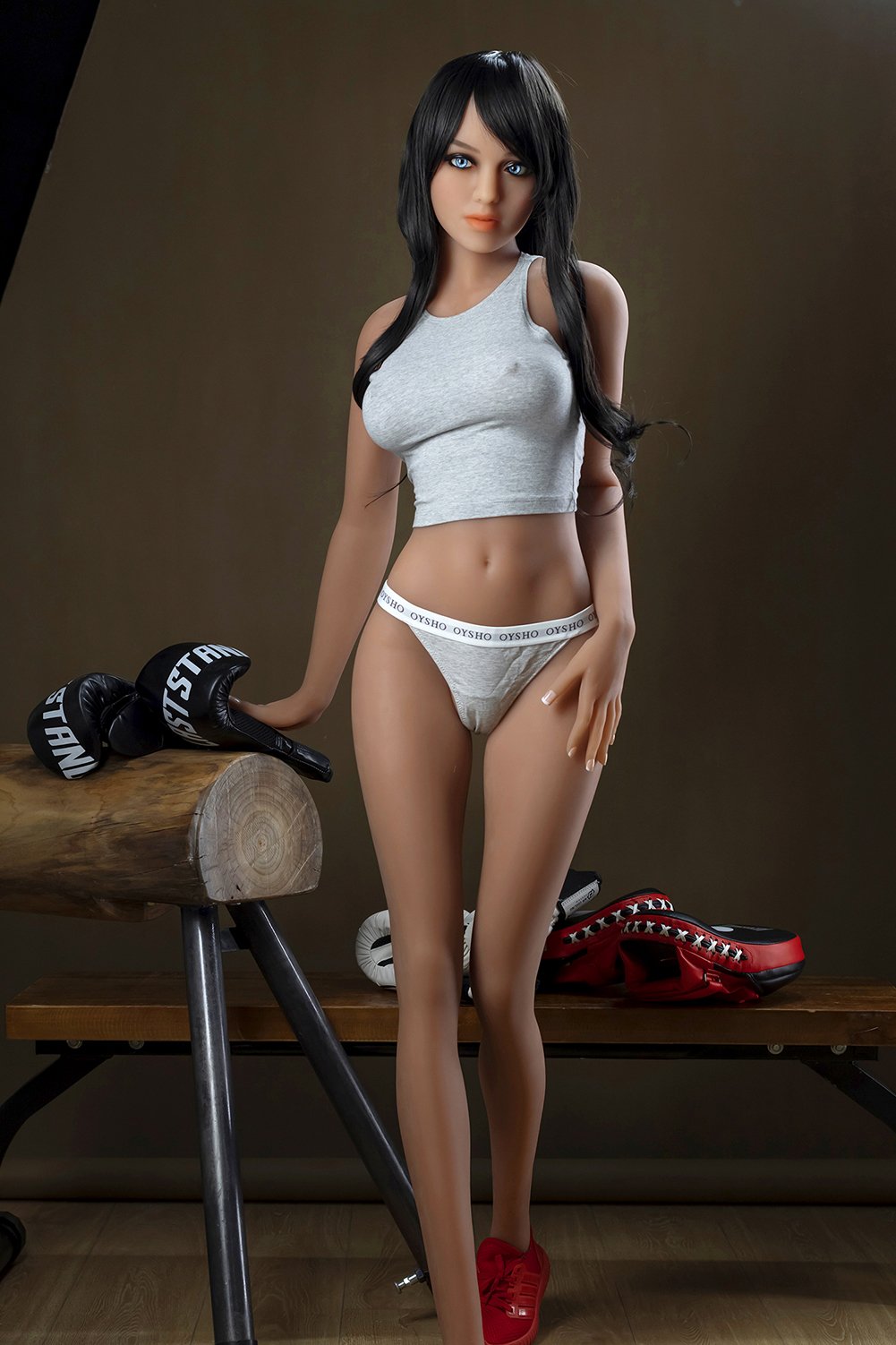 US Stock - Ella 5ft45 / 166cm #174 Head TPE Boxing Gir Fine Sex Doll