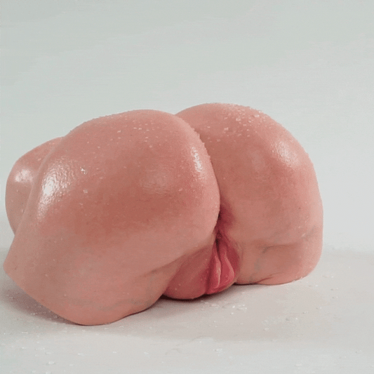 Luna - Dual-Layer Silicone Hip with Lifelike Jelly Texture, Odorless & Durable Realistic Butt