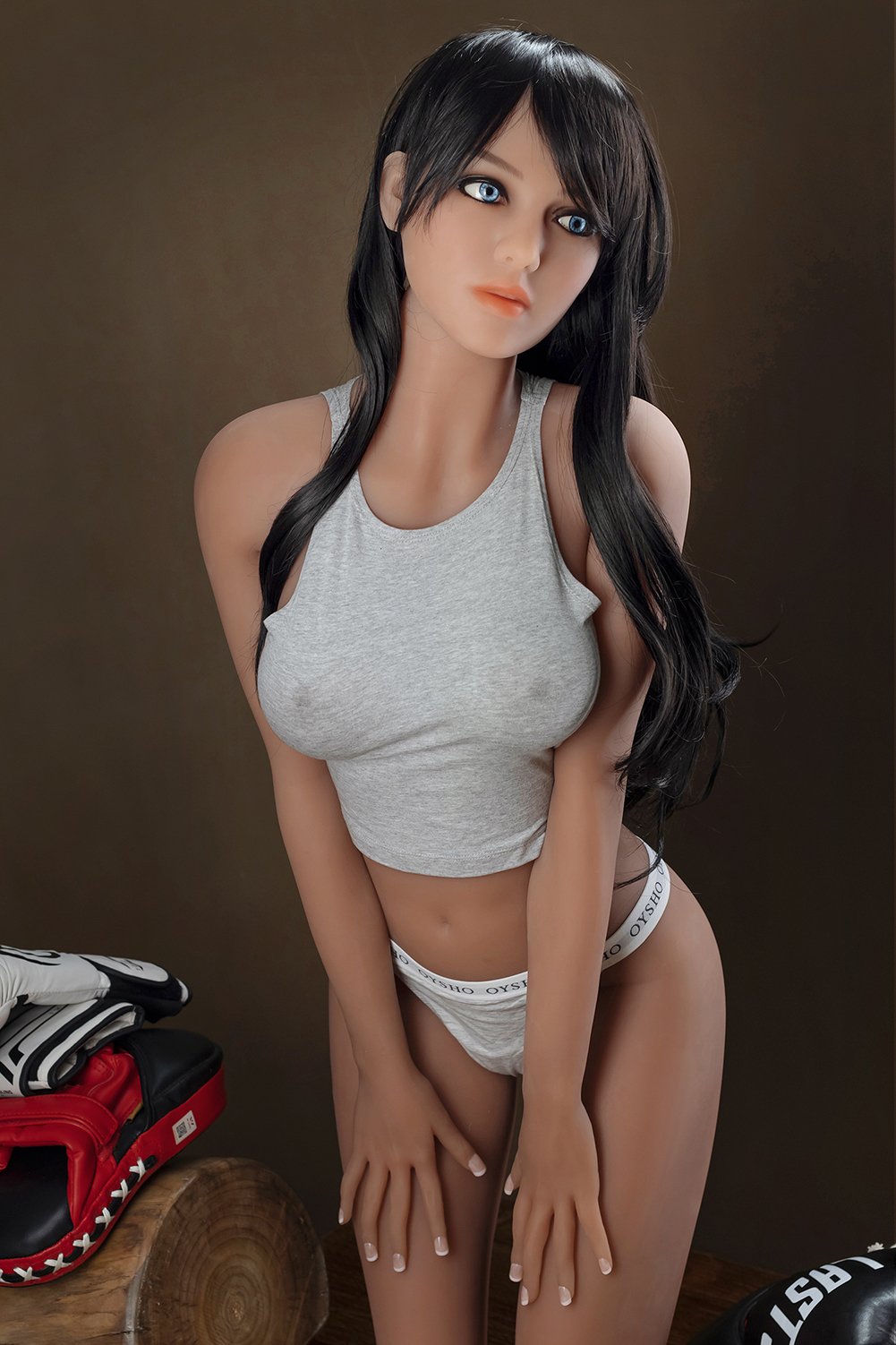 US Stock - Ella 5ft45 / 166cm #174 Head TPE Boxing Gir Fine Sex Doll