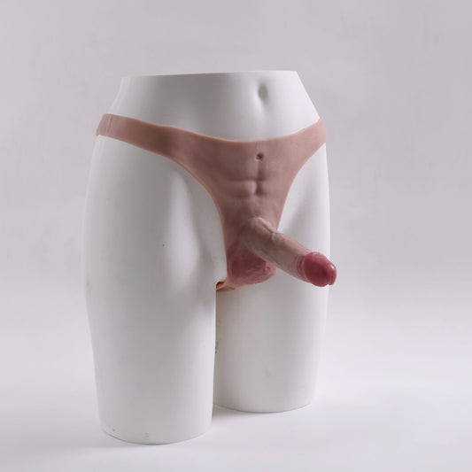 BaronB-Realistic Strap On Dildo, with Insertable 5.5in Solid Dick