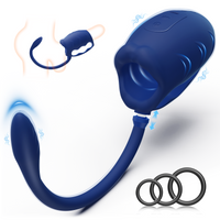 3 in 1 Penis Vibrator Male Masturbator with Detachable Butt Plug and Cock Ring