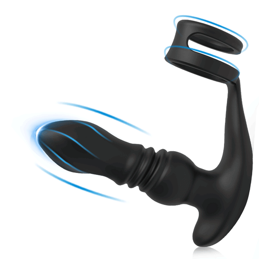 THORY - Thrusting Prostate Massager with Double Cock Rings