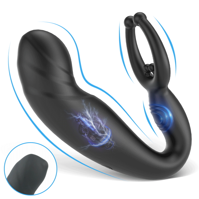 Rainstorm - Bead Massage Multifunctional 9 Vibrating Prostate Anal Plug Solo Male Prostate Massager