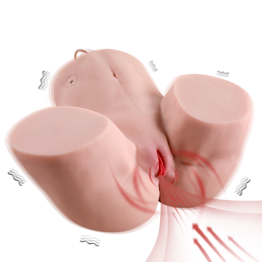 Belle-Life-sized Vibrating Sex Doll Torso