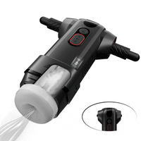 【Automatic Handle】 Motopulse - 2 heating modes, 9-frequency telescopic vibration, Handle adjustment, Male Stroker