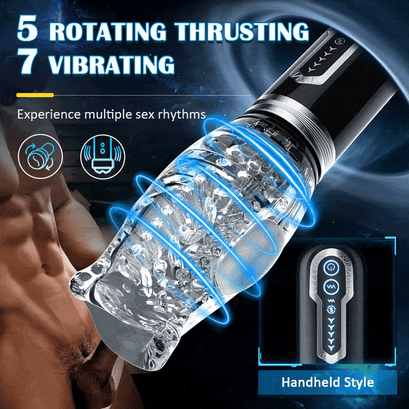 Amber - Telescopic Rotation Male Stroker