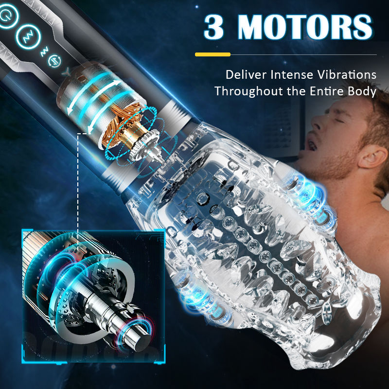 Amber - Telescopic Rotation Male Stroker