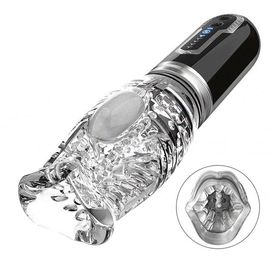Amber - Telescopic Rotation Male Stroker