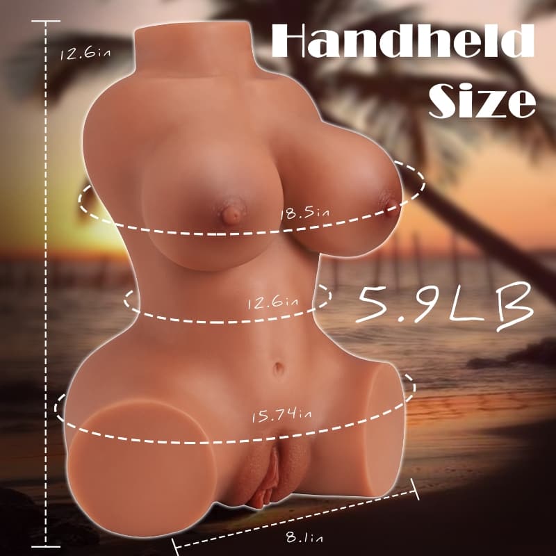 JASMIN - 3 in 1 Vagina Anus and Breasts Triple Sensations Linda Sex Torso Love Sex Doll