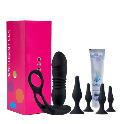 6 in 1 Thrusting Vibrating Prostate Massager Set