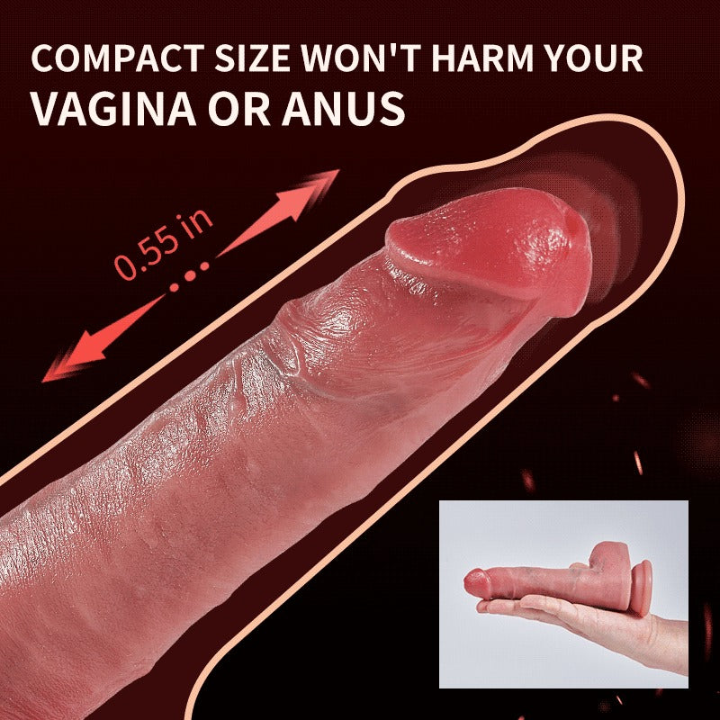 Casimir - Realistic Dildo Designed for Beginners Silicone Heating Thrusting Automatic In & Out Dildo