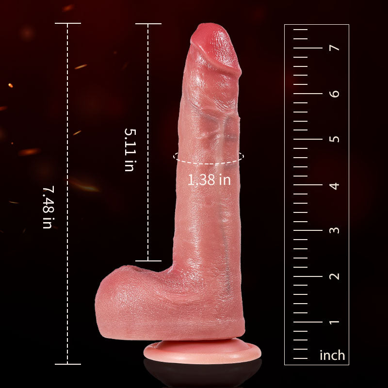 Casimir - Realistic Dildo Designed for Beginners Silicone Heating Thrusting Automatic In & Out Dildo