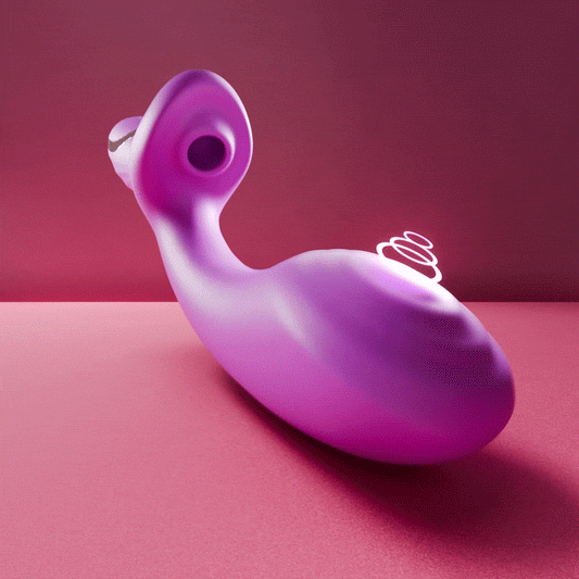 Alpha Sucking G-spot Vibrator Vibrating Sex Toy for Double Stimulation