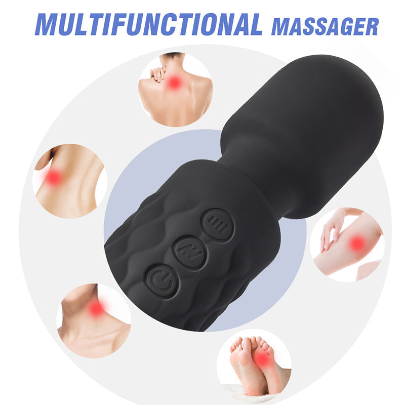 AcmeJoy 8 Speeds 20 Frequencies Vibrating AV Clitoral G-Spot Massager