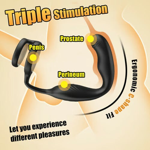 Leonard - Leonard-360° Rotating Vibrating Wearable Prostate Massager