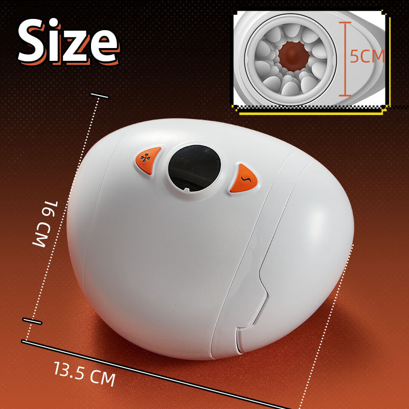 Explorer - Electric Rotating Male Stroker with Piston Thrusting, Glans Vibration & Testicle Massage
