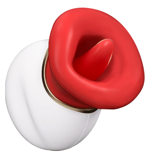 Seraphina - Mouth Tongue 4 In 1 Licking& Biting & Sucking & Vibrating Clitoral Vibrator