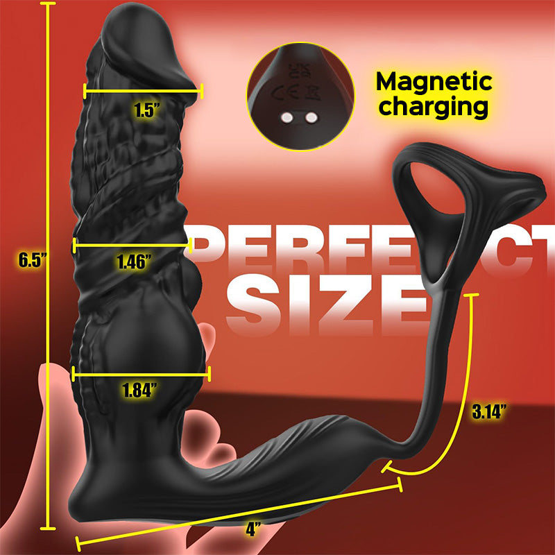Upgrade Fast Thrusting 6-in-1 Prostate Massager with Remote Control and APP
