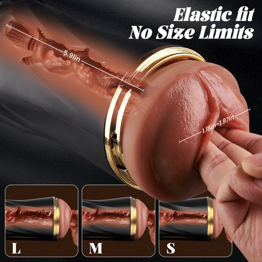 Scarlett Kiss - Squirtlove 10 Vibration 360° Textured Massage Silent Immersive Male Stroker