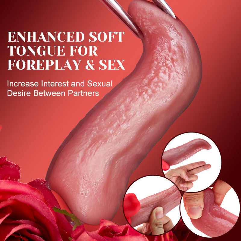 【Ultra Realistic】Vesper - Deep Wriggle Prolonged Pleasure Licking Swing Tongue Vibrators for Female Couples Games