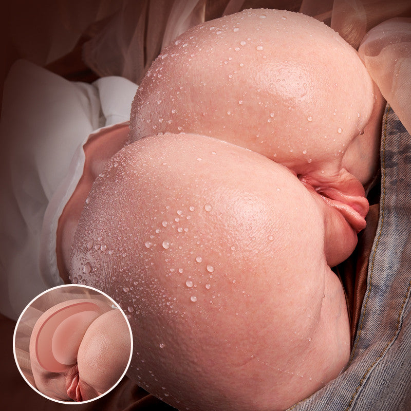 Luna - Dual-Layer Silicone Hip with Lifelike Jelly Texture, Odorless & Durable Realistic Butt