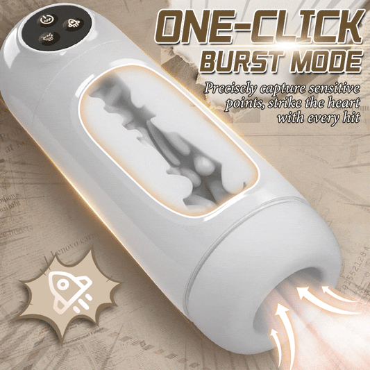 Baymax 10 Suction Vibrations One-button Activation APP-controlled Multi-point Massage Male Masturbator